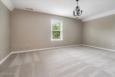 Step inside this beautifully built home with a grand on Cherokee Valley Golf Course in Mississippi - for sale on GolfHomes.com, golf home, golf lot