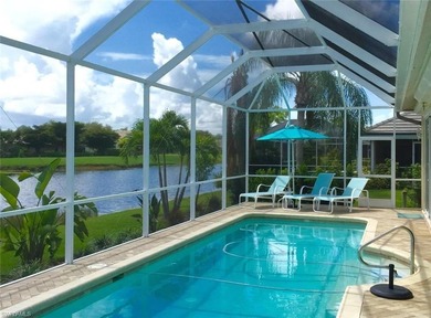 Experience serene lakeside and golf course living in this on Spanish Wells Golf and Country Club in Florida - for sale on GolfHomes.com, golf home, golf lot