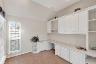 Charming 3-bedroom Trova with extended golf cart garage and on Wildhorse Golf Club of Robson Ranch in Texas - for sale on GolfHomes.com, golf home, golf lot