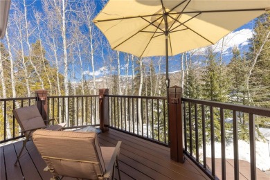This timeless masterpiece is nestled amongst a mature aspen on Raven Golf Club At Three Peaks in Colorado - for sale on GolfHomes.com, golf home, golf lot