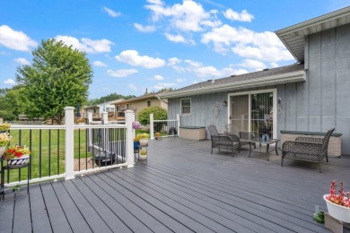 Step into this charming tri-level home in the Lakes of the Four on Lakes of the Four Seasons Country Club in Indiana - for sale on GolfHomes.com, golf home, golf lot