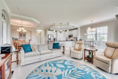 The stunning Corsica design is perfectly situated inside a on Pelican Preserve Golf Club in Florida - for sale on GolfHomes.com, golf home, golf lot