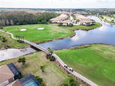 The stunning Corsica design is perfectly situated inside a on Pelican Preserve Golf Club in Florida - for sale on GolfHomes.com, golf home, golf lot