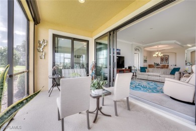 The stunning Corsica design is perfectly situated inside a on Pelican Preserve Golf Club in Florida - for sale on GolfHomes.com, golf home, golf lot