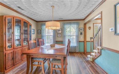 Classic Colonial with golf course views blends timeless charm on Honey Bee Golf Club in Virginia - for sale on GolfHomes.com, golf home, golf lot