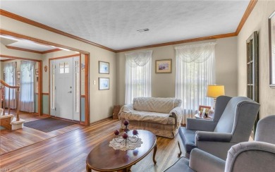 Classic Colonial with golf course views blends timeless charm on Honey Bee Golf Club in Virginia - for sale on GolfHomes.com, golf home, golf lot