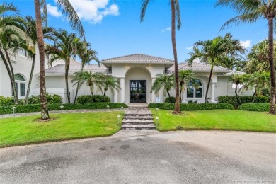Prestigious Sailfish Point residence, spanning 7,600 sf, was on Sailfish Point Golf Club, Inc. in Florida - for sale on GolfHomes.com, golf home, golf lot