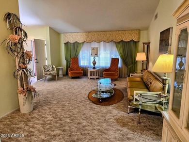 Very well-cared for, fully furnished two bedroom/two bath home on Trail Ridge Golf Course in Arizona - for sale on GolfHomes.com, golf home, golf lot