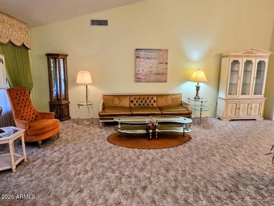 Very well-cared for, fully furnished two bedroom/two bath home on Trail Ridge Golf Course in Arizona - for sale on GolfHomes.com, golf home, golf lot