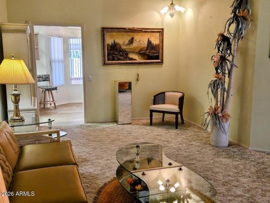 Very well-cared for, fully furnished two bedroom/two bath home on Trail Ridge Golf Course in Arizona - for sale on GolfHomes.com, golf home, golf lot
