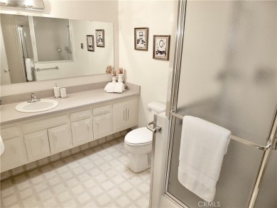 Charming and expanded one-bedroom, one-bathroom cottage nestled on Leisure World Seal Beach Golf Course in California - for sale on GolfHomes.com, golf home, golf lot