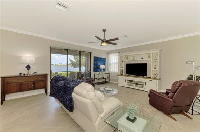 Incredible Waterfront and Golf Course Views from the center of on Sarasota National Golf Club in Florida - for sale on GolfHomes.com, golf home, golf lot
