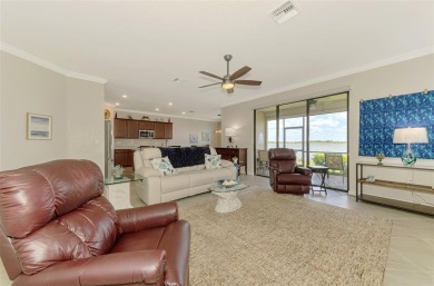 Incredible Waterfront and Golf Course Views from the center of on Sarasota National Golf Club in Florida - for sale on GolfHomes.com, golf home, golf lot