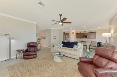 Incredible Waterfront and Golf Course Views from the center of on Sarasota National Golf Club in Florida - for sale on GolfHomes.com, golf home, golf lot