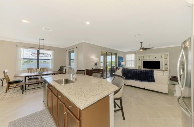 Incredible Waterfront and Golf Course Views from the center of on Sarasota National Golf Club in Florida - for sale on GolfHomes.com, golf home, golf lot
