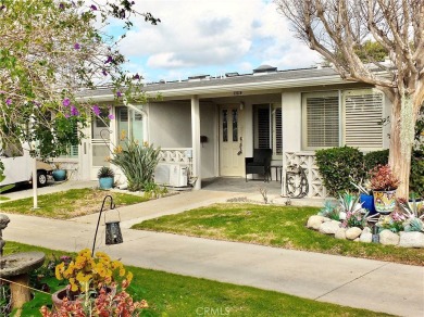 Charming and expanded one-bedroom, one-bathroom cottage nestled on Leisure World Seal Beach Golf Course in California - for sale on GolfHomes.com, golf home, golf lot