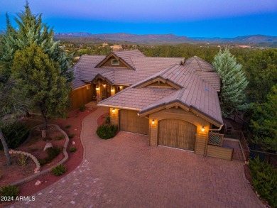 Perched on a hillside, nestled in a private cul-de-sac, and on The Golf Club At Chaparral Pines in Arizona - for sale on GolfHomes.com, golf home, golf lot