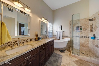 Immaculate, upgraded and perfectly positioned in Monarch Point on The Legend at Arrowhead in Arizona - for sale on GolfHomes.com, golf home, golf lot