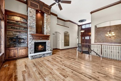 Welcome to this stunning reverse 1.5-story beauty overlooking on Shadow Glen Golf Club in Kansas - for sale on GolfHomes.com, golf home, golf lot