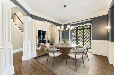 Stunning elegance overlooking the 14th green in gated White on White Columns Country Club in Georgia - for sale on GolfHomes.com, golf home, golf lot