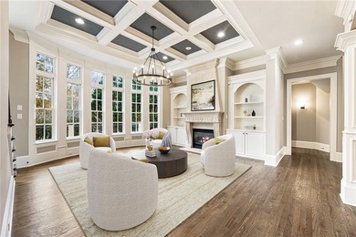 Stunning elegance overlooking the 14th green in gated White on White Columns Country Club in Georgia - for sale on GolfHomes.com, golf home, golf lot