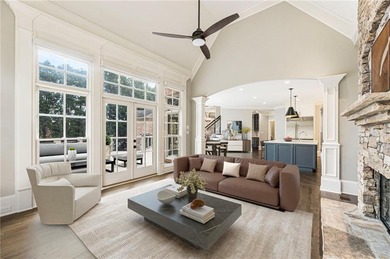 Stunning elegance overlooking the 14th green in gated White on White Columns Country Club in Georgia - for sale on GolfHomes.com, golf home, golf lot