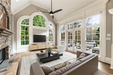 Stunning elegance overlooking the 14th green in gated White on White Columns Country Club in Georgia - for sale on GolfHomes.com, golf home, golf lot