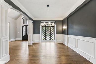 Stunning elegance overlooking the 14th green in gated White on White Columns Country Club in Georgia - for sale on GolfHomes.com, golf home, golf lot