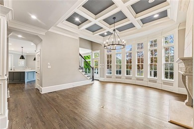 Stunning elegance overlooking the 14th green in gated White on White Columns Country Club in Georgia - for sale on GolfHomes.com, golf home, golf lot