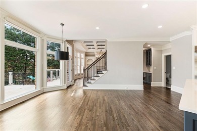 Stunning elegance overlooking the 14th green in gated White on White Columns Country Club in Georgia - for sale on GolfHomes.com, golf home, golf lot