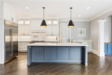 Stunning elegance overlooking the 14th green in gated White on White Columns Country Club in Georgia - for sale on GolfHomes.com, golf home, golf lot