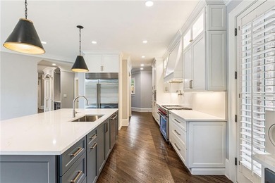 Stunning elegance overlooking the 14th green in gated White on White Columns Country Club in Georgia - for sale on GolfHomes.com, golf home, golf lot