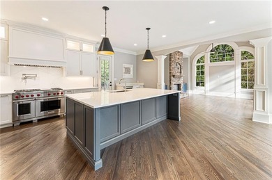 Stunning elegance overlooking the 14th green in gated White on White Columns Country Club in Georgia - for sale on GolfHomes.com, golf home, golf lot