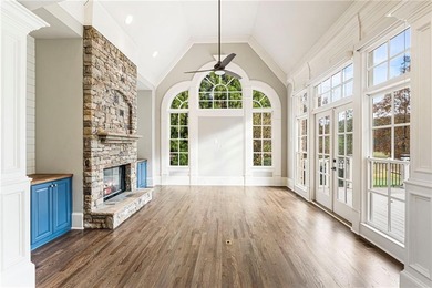 Stunning elegance overlooking the 14th green in gated White on White Columns Country Club in Georgia - for sale on GolfHomes.com, golf home, golf lot