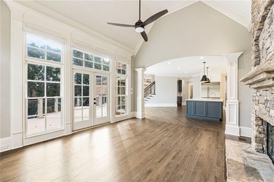 Stunning elegance overlooking the 14th green in gated White on White Columns Country Club in Georgia - for sale on GolfHomes.com, golf home, golf lot