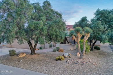 Popular Cholla on a Golf Course Lot! Welcoming curb appeal on Sun City Grand Golf Couse and Club in Arizona - for sale on GolfHomes.com, golf home, golf lot