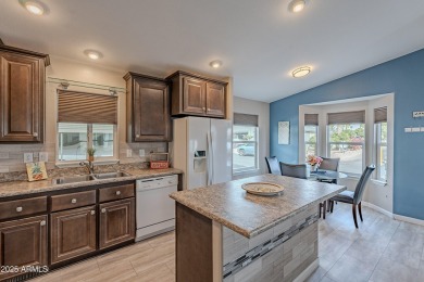 Charming furnished 2 bedroom, 2 bath, plus bonus room home with on Viewpoint Golf Resort in Arizona - for sale on GolfHomes.com, golf home, golf lot