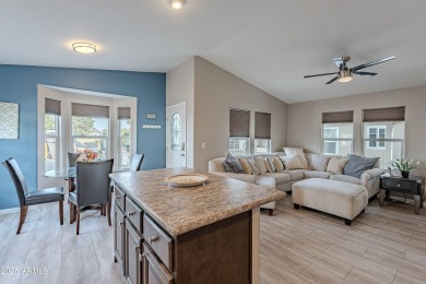 Charming furnished 2 bedroom, 2 bath, plus bonus room home with on Viewpoint Golf Resort in Arizona - for sale on GolfHomes.com, golf home, golf lot