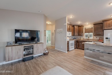 Charming furnished 2 bedroom, 2 bath, plus bonus room home with on Viewpoint Golf Resort in Arizona - for sale on GolfHomes.com, golf home, golf lot