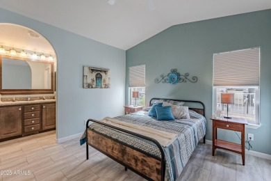 Charming furnished 2 bedroom, 2 bath, plus bonus room home with on Viewpoint Golf Resort in Arizona - for sale on GolfHomes.com, golf home, golf lot