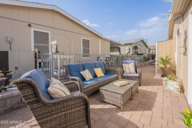 Charming furnished 2 bedroom, 2 bath, plus bonus room home with on Viewpoint Golf Resort in Arizona - for sale on GolfHomes.com, golf home, golf lot
