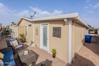 Charming furnished 2 bedroom, 2 bath, plus bonus room home with on Viewpoint Golf Resort in Arizona - for sale on GolfHomes.com, golf home, golf lot