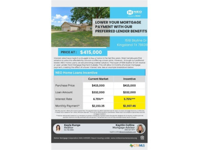 This 3-bedroom, 2-bathroom home offers 1,930 sq ft of on Packsaddle Country Club in Texas - for sale on GolfHomes.com, golf home, golf lot