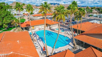 Charming furnished 2 bedroom, 2 bath, plus bonus room home with on Viewpoint Golf Resort in Arizona - for sale on GolfHomes.com, golf home, golf lot