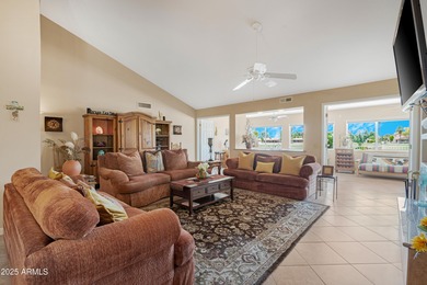 Come see the beautiful sunset views of the golf course and lake on Cottonwood Country Club in Arizona - for sale on GolfHomes.com, golf home, golf lot