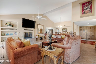 Come see the beautiful sunset views of the golf course and lake on Cottonwood Country Club in Arizona - for sale on GolfHomes.com, golf home, golf lot