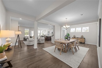 Stylish one-level home in a resort-style community featuring an on Sound Golf Links at Albemarle Plantation in North Carolina - for sale on GolfHomes.com, golf home, golf lot