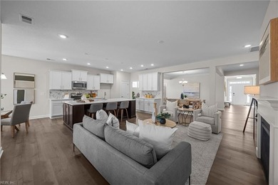 Stylish one-level home in a resort-style community featuring an on Sound Golf Links at Albemarle Plantation in North Carolina - for sale on GolfHomes.com, golf home, golf lot