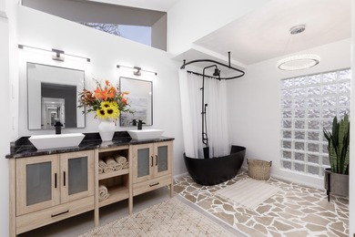 Welcome to a striking transformation of mid-century modern on Bloomington Country Club in Utah - for sale on GolfHomes.com, golf home, golf lot