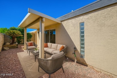Welcome to this charming single-level patio home tucked in the on Scottsdale Shadows in Arizona - for sale on GolfHomes.com, golf home, golf lot